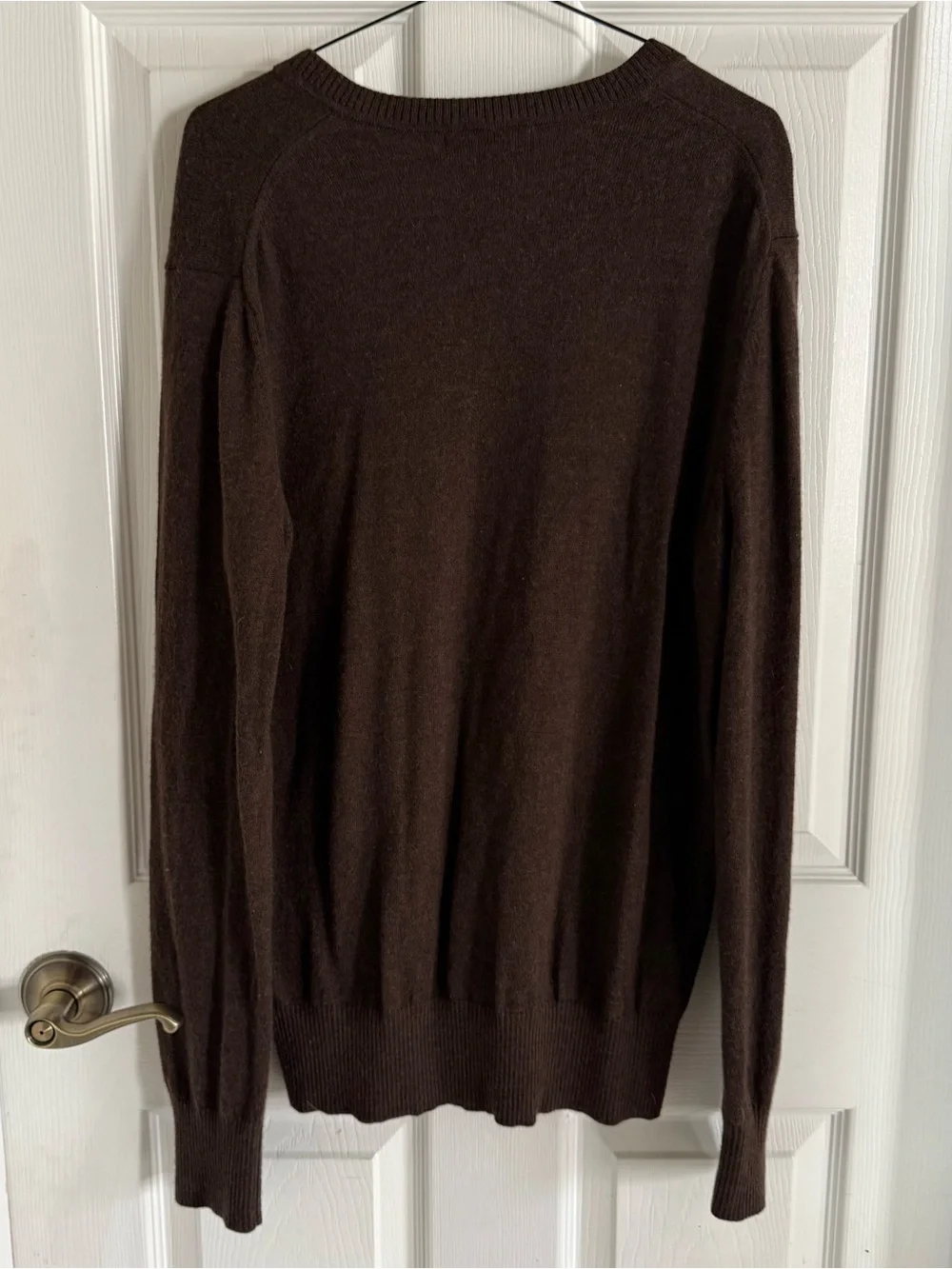 Chocolate Brown Merino Wool Sweater